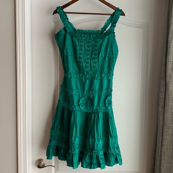 Blumarine Dresses & Skirts - Blumarine Silk Knee-Length Dress